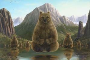 Картинка камчатский бурый медведь