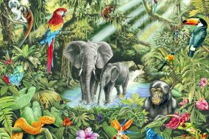 Животные джунглей картинки