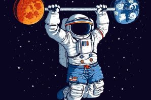 Космонавт картинка рисунок