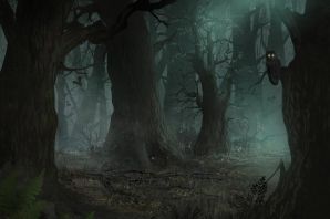 Картинки страшный лес