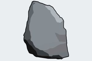 Камень картинка нарисованная