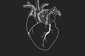 Картинка черное сердце