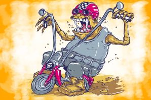 Смешные картинки про мотоциклистов