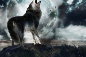 Луна и волк картинки