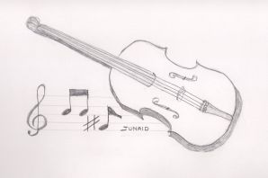 Картинки скрипки для срисовки легкие
