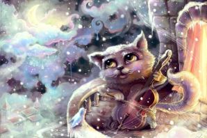 Картинки сказочные коты