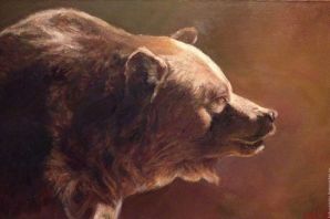 Картинки медведь маслом