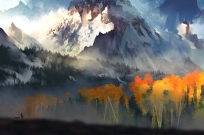 Картинки горы лес вода