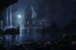 Картинки лунная река