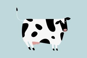 Милые картинки коровки для срисовки