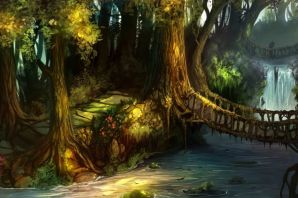 Магический лес картинки