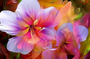 Мерцающие цветы картинки самые красивые
