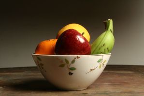 Картинка тарелка с фруктами