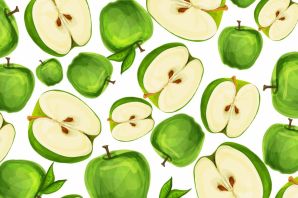 Зеленые фрукты и овощи картинки