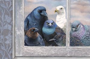 Птички на окна картинки