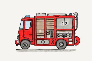 Картинка пожарная машина