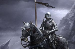 Картинка рыцарь на белом коне