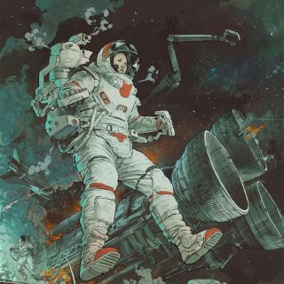 Космонавт в открытом космосе картинки