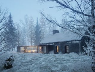 Дом зимой картинки