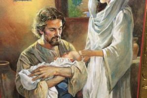 Рождение младенца христа картинки