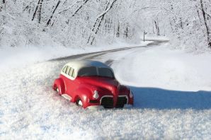 Смешные картинки машина в снегу