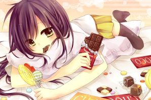 Картинки с конфетами и шоколадом красивые