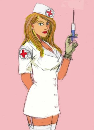 Медсестра картинка рисунок