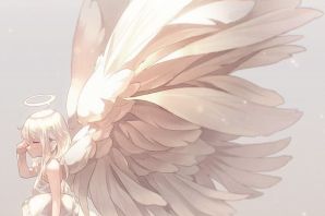 Картинка ангелочка с крыльями