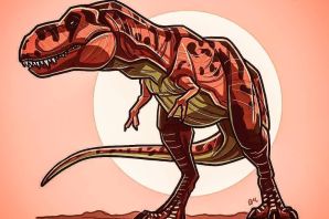Картинка тиранозавра