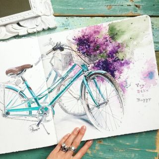 Велосипед прованс картинки