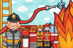 Картинки пожарная безопасность рисунки