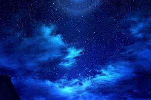Ночное небо со звездами картинка