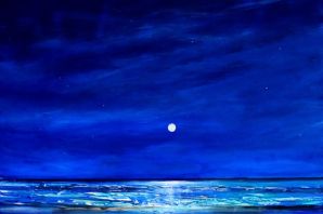 Ночной океан картинки