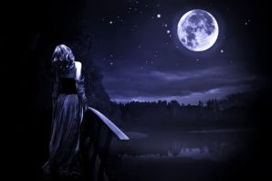 Ночная луна картинки