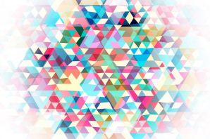 Картинки цветные треугольники