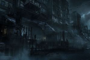 Картинка туманный город