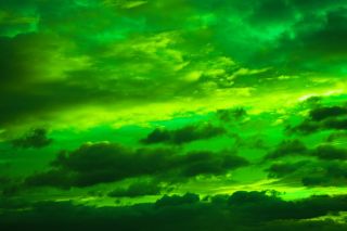 Зеленые облака картинки