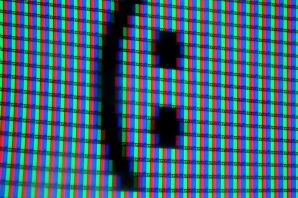 Пиксельная картинка на мониторе