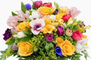 Красивые букеты цветов с днем рождения картинки