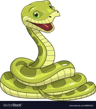 Змея детская картинка