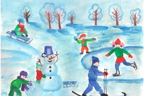 Картинки на тему зимние забавы