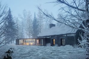 Дом зимой картинки