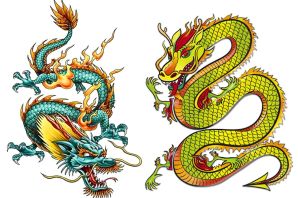 Картинка дракона китайского на новый год