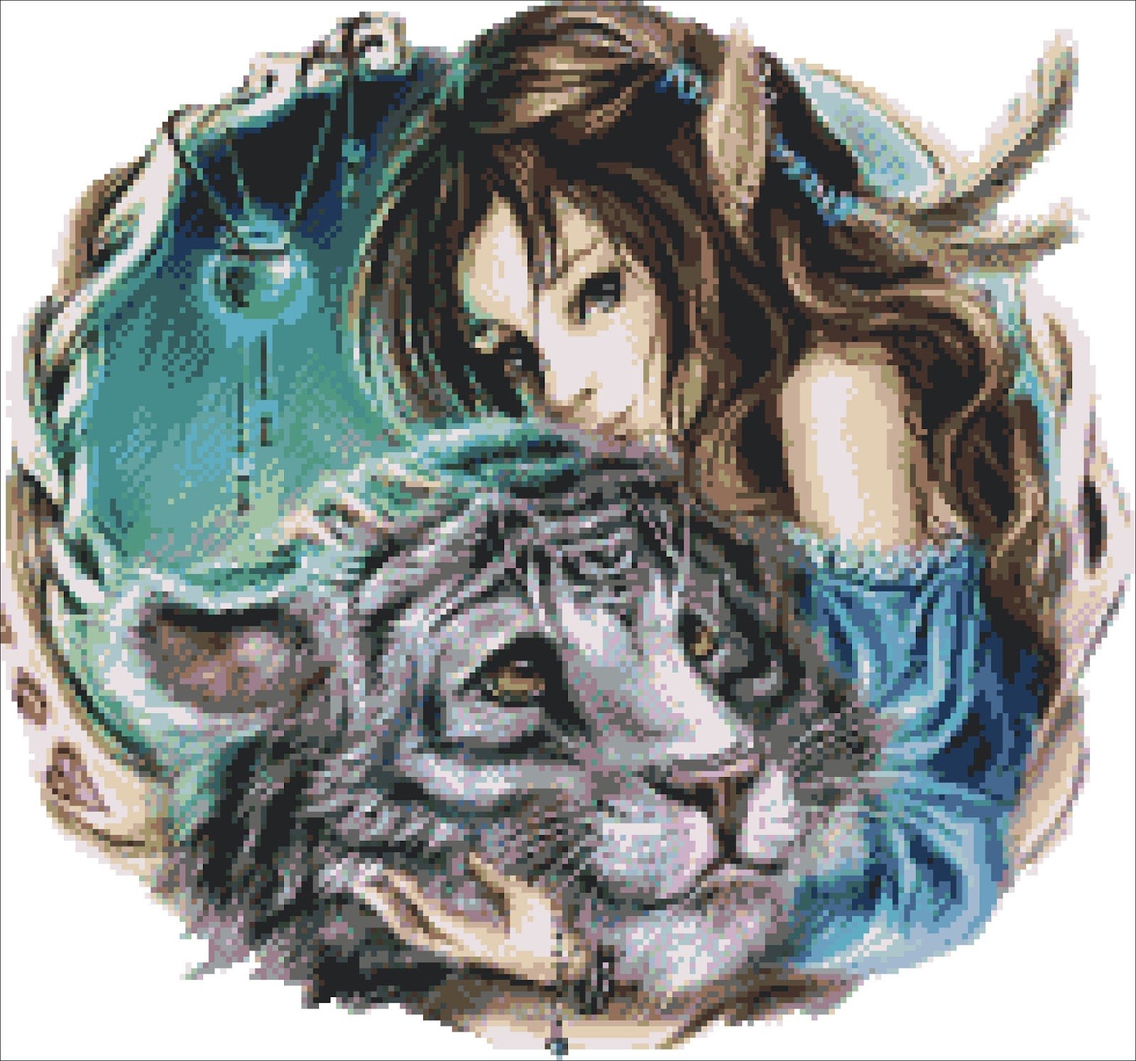 Гороскоп тигр апрель 2024. Тигр и девушка. Девушка тигр арт. Красивая девушка с тигром. Эльфийка с тигром.