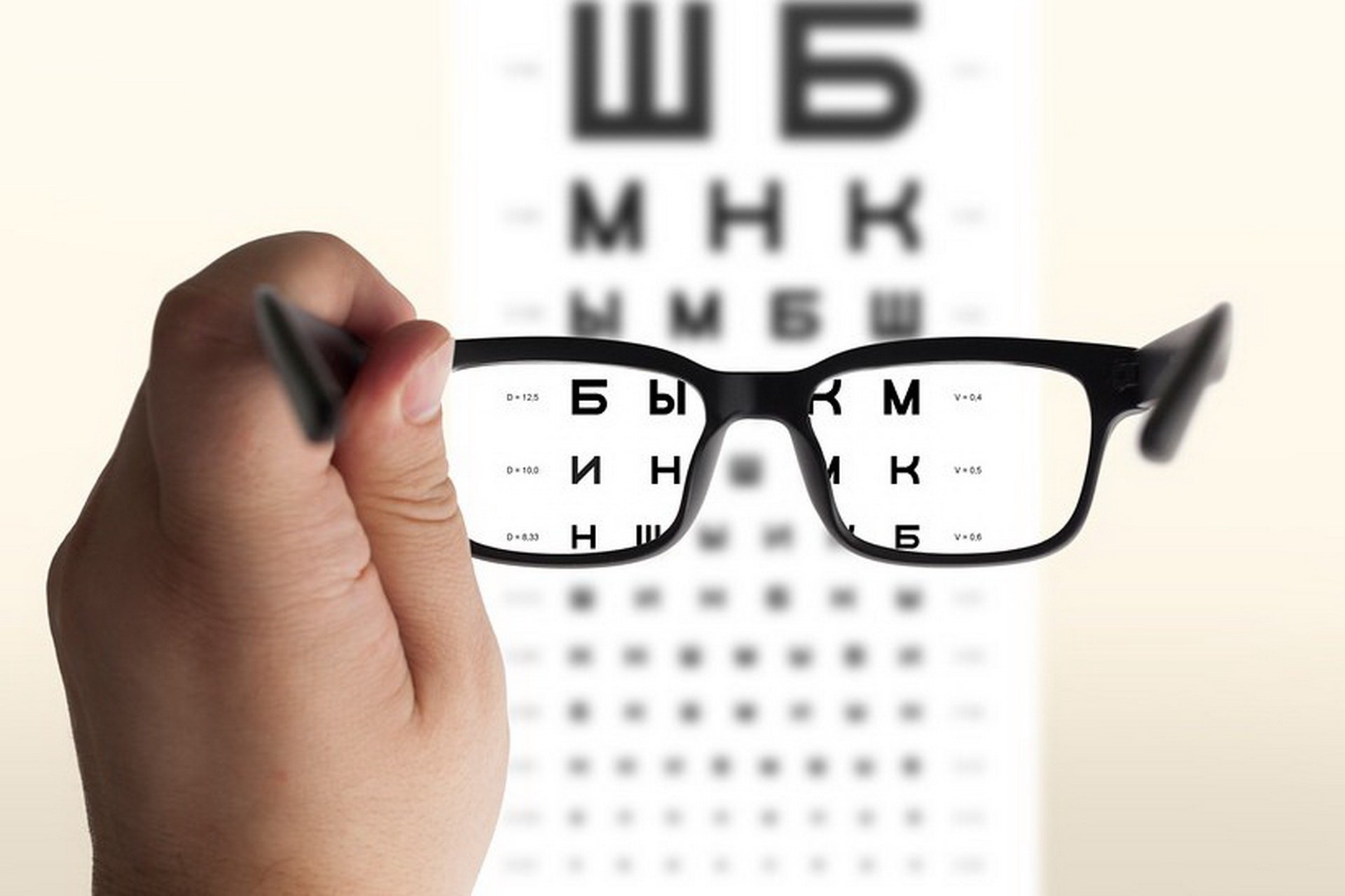 Имеет плохое зрение. Очки для зрения. Очки офтальмолога. Очки и таблица зрения. Очки офтальмологические для проверки зрения.