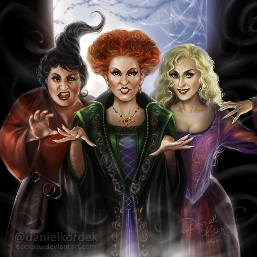 3 ведьмы рассказ. Три сестры Дисней ведьмы. Фокус покус Дисней. Три ведьмы. Три красивые ведьмы.