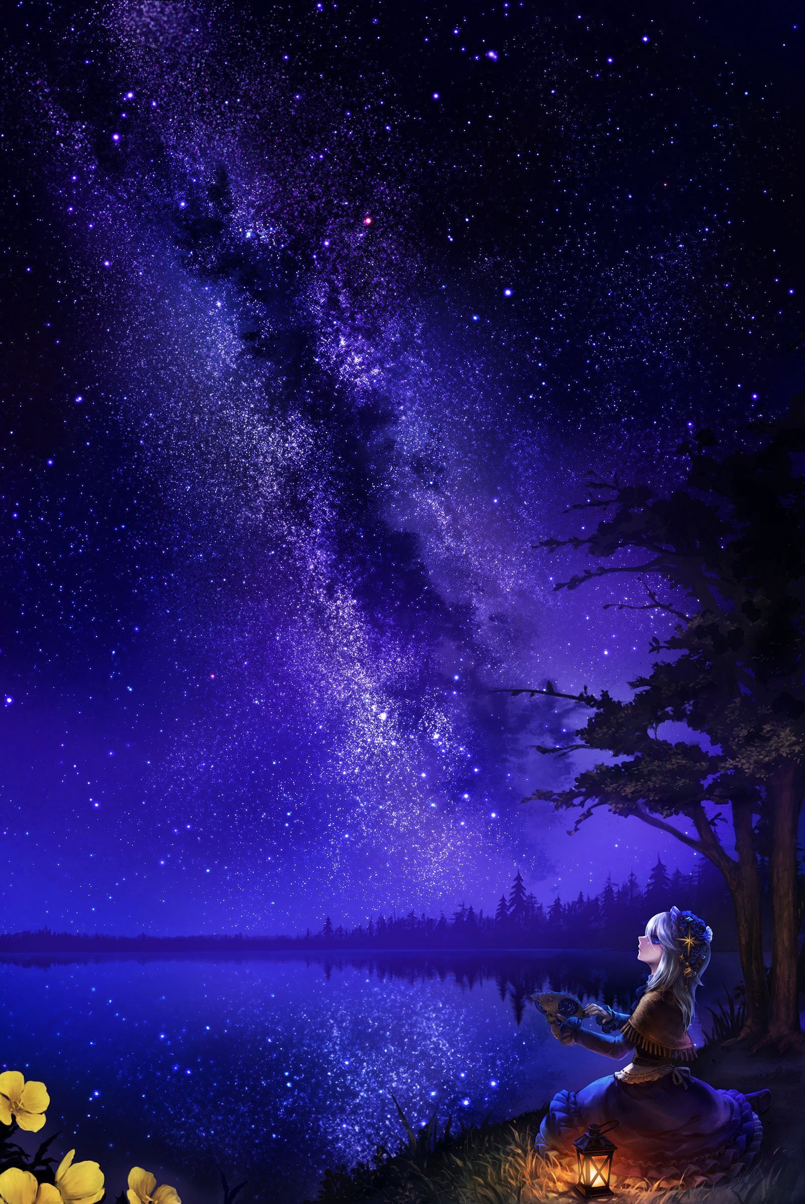 Волшебной ночи красивые. Сказочное ночное небо. Красивая ночь. Звездное небо арт.