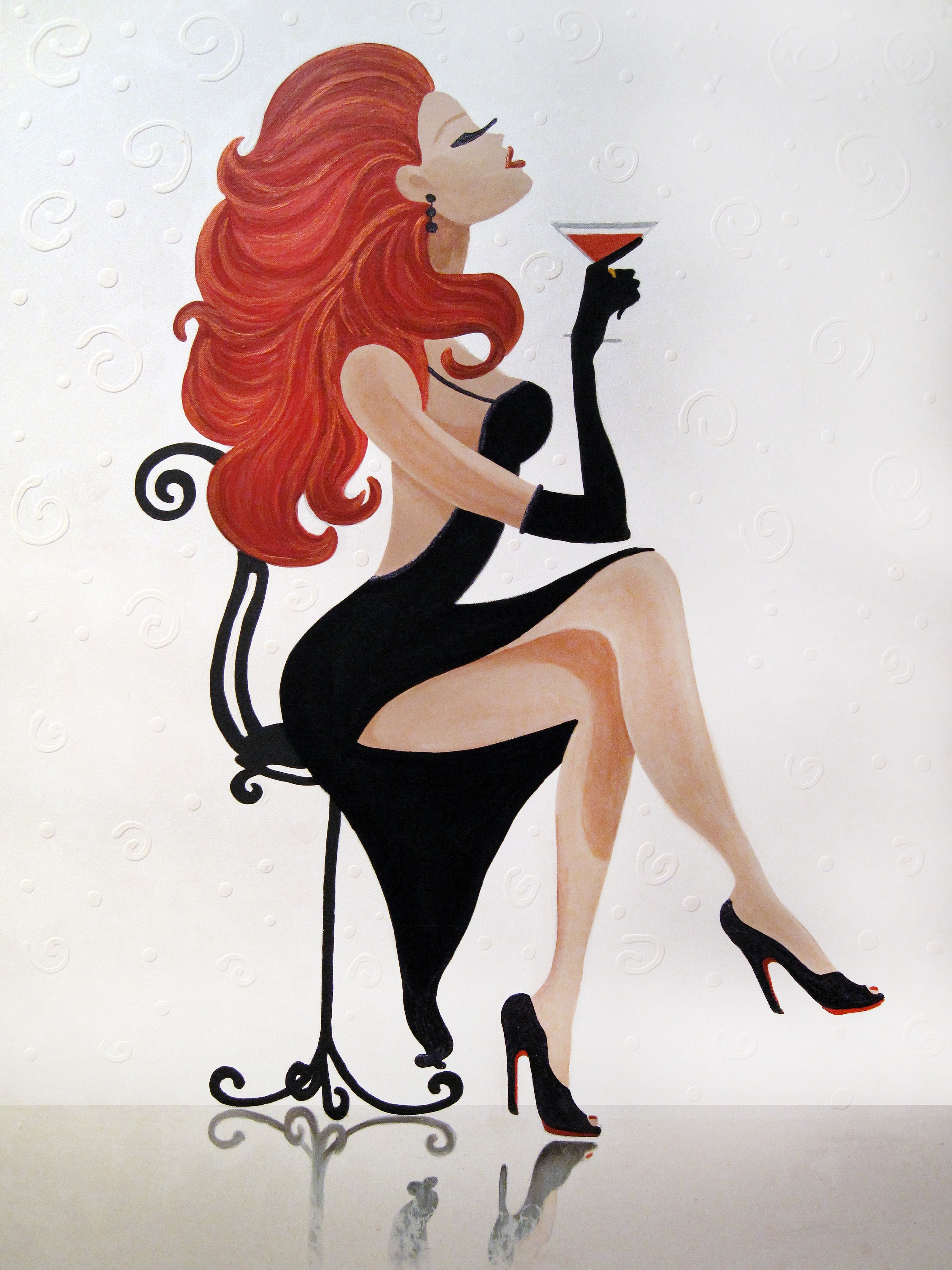 Рыжая картинка прикольные. Женщина Скорпион. Рыжая девушка поп арт. Картинки на аватарку для женщин прикольные. Рисованные аватарки для женщин.