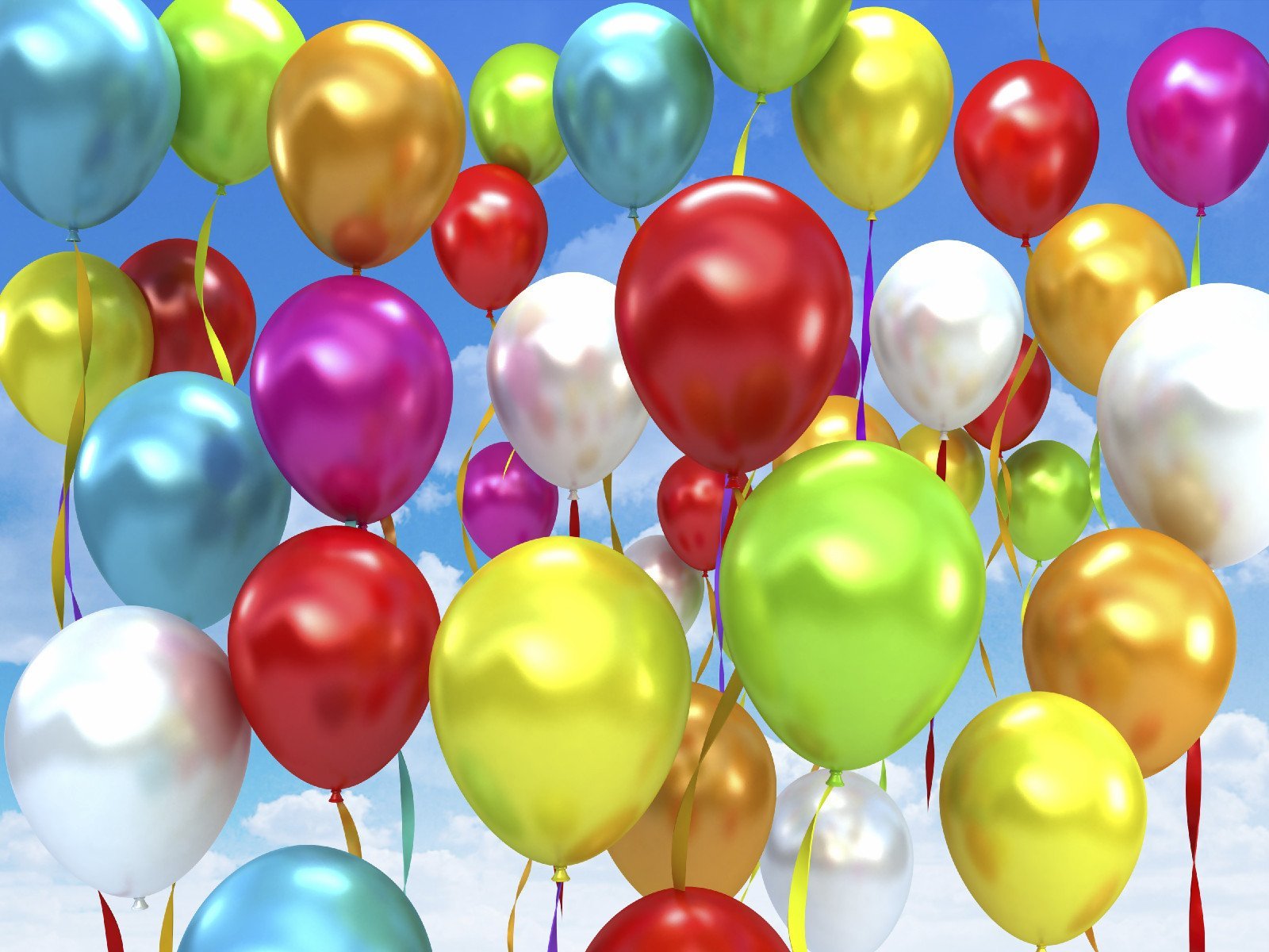 Открытка с днем рождения мужчине с шарами