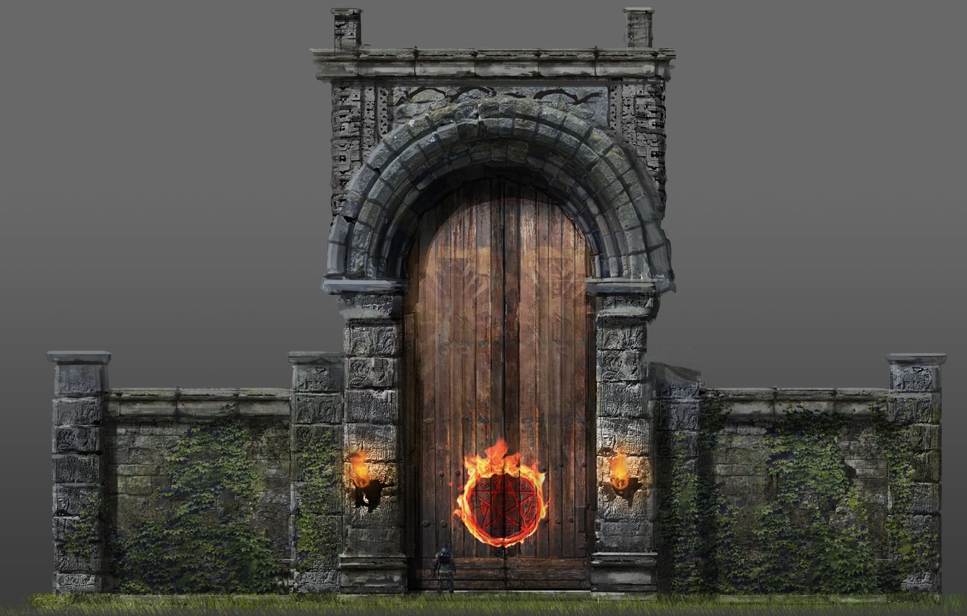 Ворота замок открыть